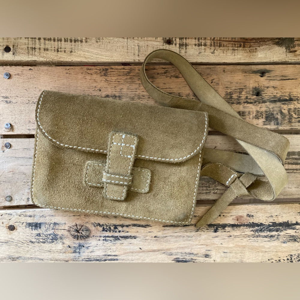 Agnes Baddoo rawhide suede belt sac